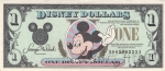  Disney Dollars - series 1991