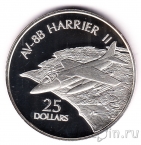Соломоновы острова 25 долларов 2003 Самолет AV-8B Harrier II