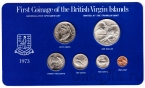 Британские Виргинские острова набор 6 монет 1973 (в буклете)