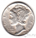 США 10 центов 1945