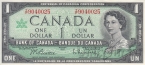Канада 1 доллар 1967 100-летие Конфедерации (с номером)