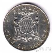 Замбия 5 шиллингов 1965 Независимость
