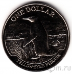 Новая Зеландия 1 доллар 1988 Пингвин