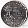 США 25 центов 2009 Американские Виргинские Острова (D)
