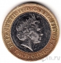 Великобритания 2 фунта 2013 Золотая гинея