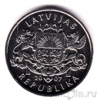 Латвия 1 лат 2007 Застежка