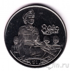 Либерия 1 доллар 2006 80-летие королевы Елизаветы II (2)
