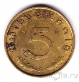Германия 5 пфеннигов 1938 (A)
