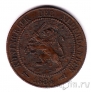 Нидерланды 2 1/2 цента 1884