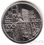 Финляндия 100 марок 1998 100 лет со дня рождения Алвара Аалто