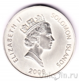 Соломоновы острова 25 долларов 2006 Год Собаки