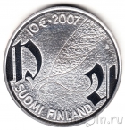Финляндия 10 евро 2007 Михаэль Агрикола