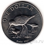 Новая Зеландия 1 доллар 1985 Чёрный ходулочник