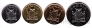 Замбия набор 4 монеты 2012