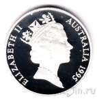 Австралия 10 долларов 1995 Муравьед