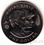 Новая Зеландия 1 доллар 1983 Королевский визит