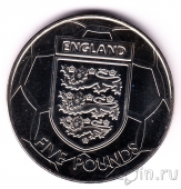 Олдерни 5 фунтов 2004 Футбол