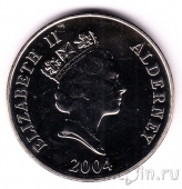 Олдерни 5 фунтов 2004 Футбол