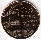 Франция 1 1/2 евро 2011 Футбольный клуб Марсель