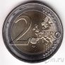 Германия 2 евро 2012 10 лет евровалюте (J)