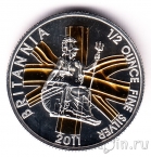 Великобритания 1 фунт 2011 Британия