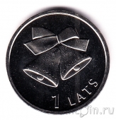Латвия 1 лат 2012 Рождественский колокольчик