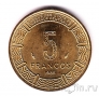 Экваториальная Гвинея 5 франков 1985