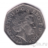 Великобритания 50 пенсов 2006 Орден