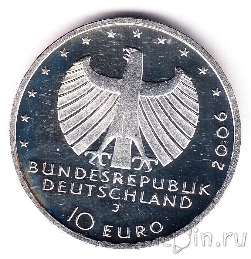 Германия 10 евро, 2006 650 лет Ганзейскому Союзу.