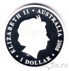 Австралия 1 доллар 2008 90 лет Окончания Первой мировой войны
