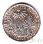 Гаити 20 сантимов 1882