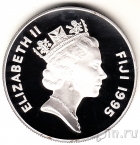 Фиджи 10 долларов 1995 Букингемский дворец