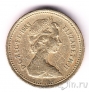 Великобритания 1 фунт 1983 Королевский герб