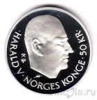 Норвегия 50 крон 1995 50 лет ООН