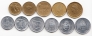 Аргентина набор 11 монет 1985-1991