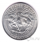 США 1 доллар 1999 Yellowstone (UNC)