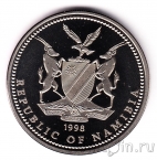 Намибия 1 доллар 1998 Киты
