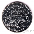 Канада 1 доллар 1980 Медведь