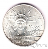 Франция 100 франков 1986 Статуя свободы