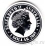 Австралия 1 доллар 2007 Год Быка (позолота)