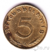Германия 5 пфеннигов 1939 (A)
