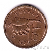 Тувалу 1 цент 1976