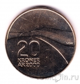 Норвегия 20 крон 2000 Миллениум