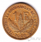 Французское Того 1 франк 1924