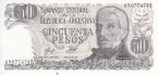Аргентина 50 песо 1976-1978
