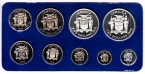 Ямайка набор 9 монет 1976 (proof, в коробке)