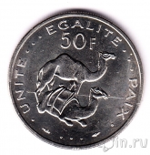 Джибути 50 франков 1991