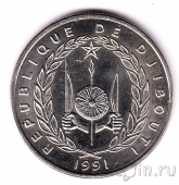 Джибути 50 франков 1991