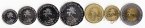 Кокосовые острова набор 7 монет 2004