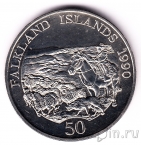 Фолклендские острова 50 пенсов 1990 Стадо овец